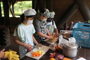 野外炊飯