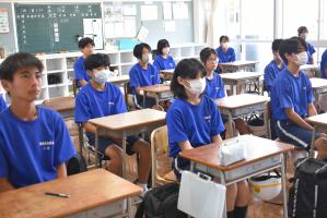 ２学期始業式３