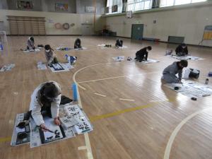 校内席書会