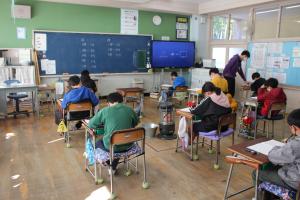 千葉県標準学力検査（算数・国語）を実施しました。