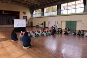 １年生「ながらこども園」交流会